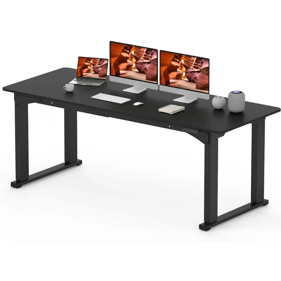 Office Furniture In Usa - Verstelbaar elektrisch bureau met 4 poten,