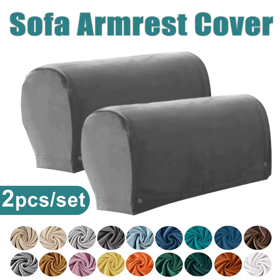 Office Furniture Removal - 2 stks/set Fluwelen Sofa Fauteuilhoes Antislip