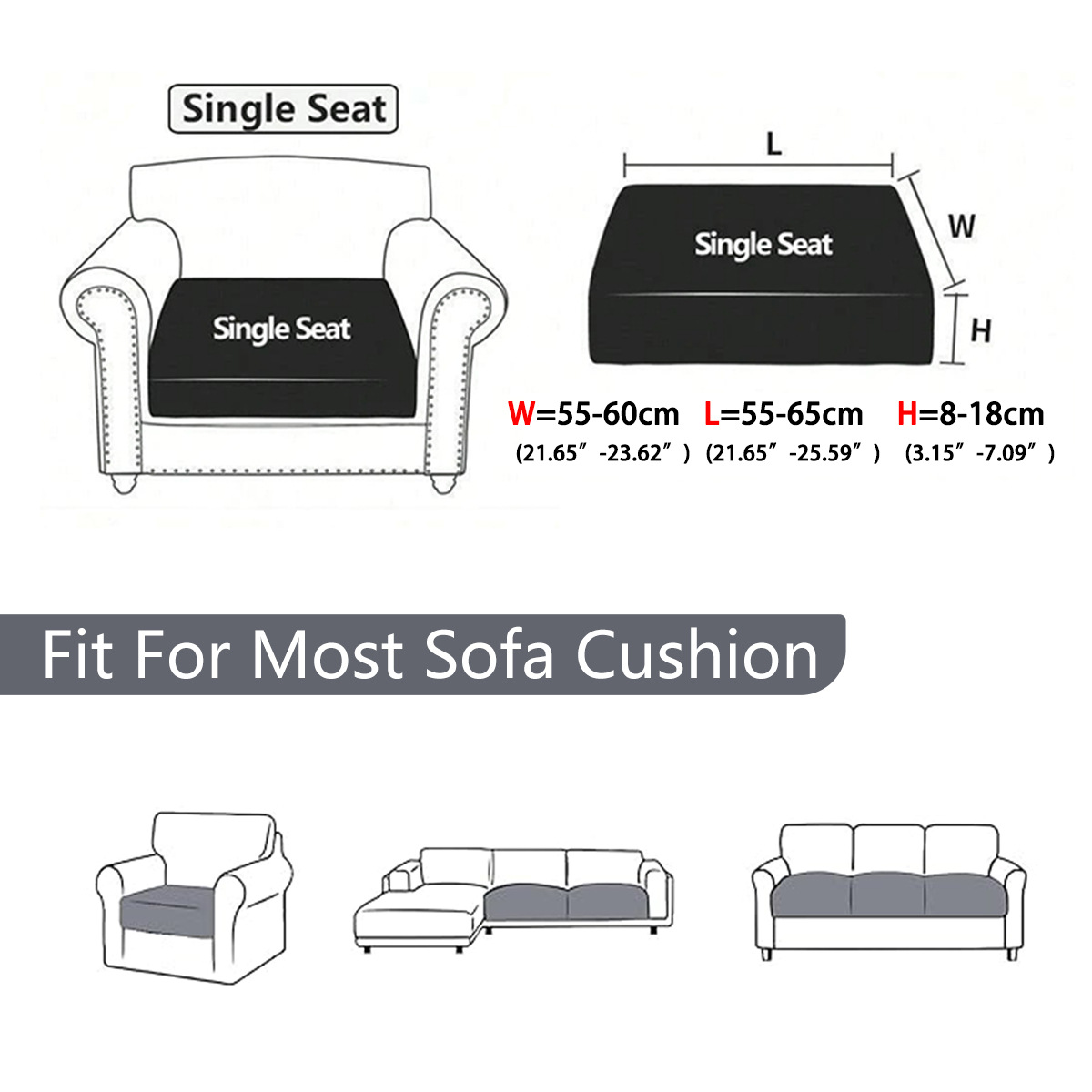 1/2/3pcs Sofa Zitkussenhoes Me - Office Furniture Removal recensie en prijs